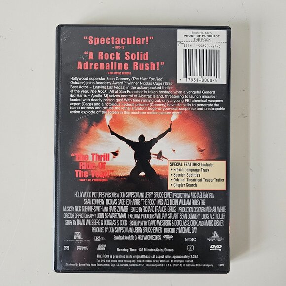 Armageddon, Con Air, The Rock DVD Set - Widescreen Hollywood Hits Pack - Picture 8 of 9